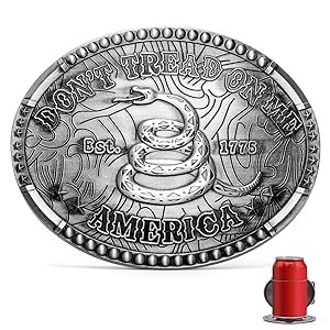 Rattlesnake Beer Belt Buckle